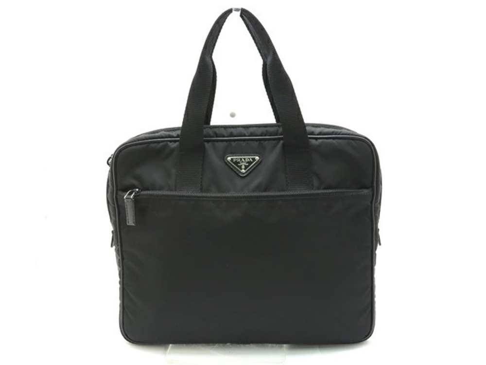 Prada Business Briefcase Tessuto bag black